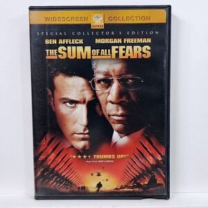 Paramount The Sum of All Fears DVD Special Collector's Edition Widescreen